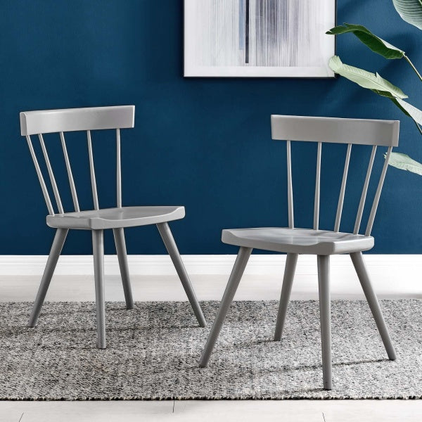 Sutter Wood Dining Side Chair Set of 2 By Modway