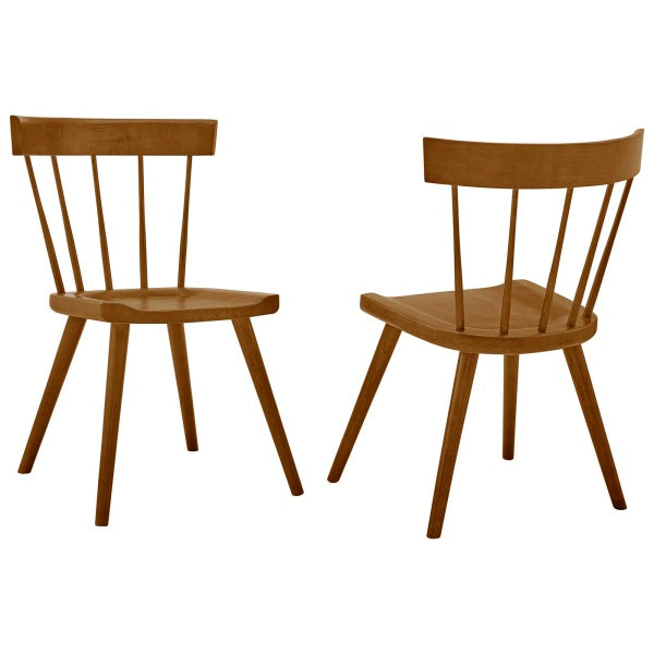 Sutter Wood Dining Side Chair Set of 2 By Modway