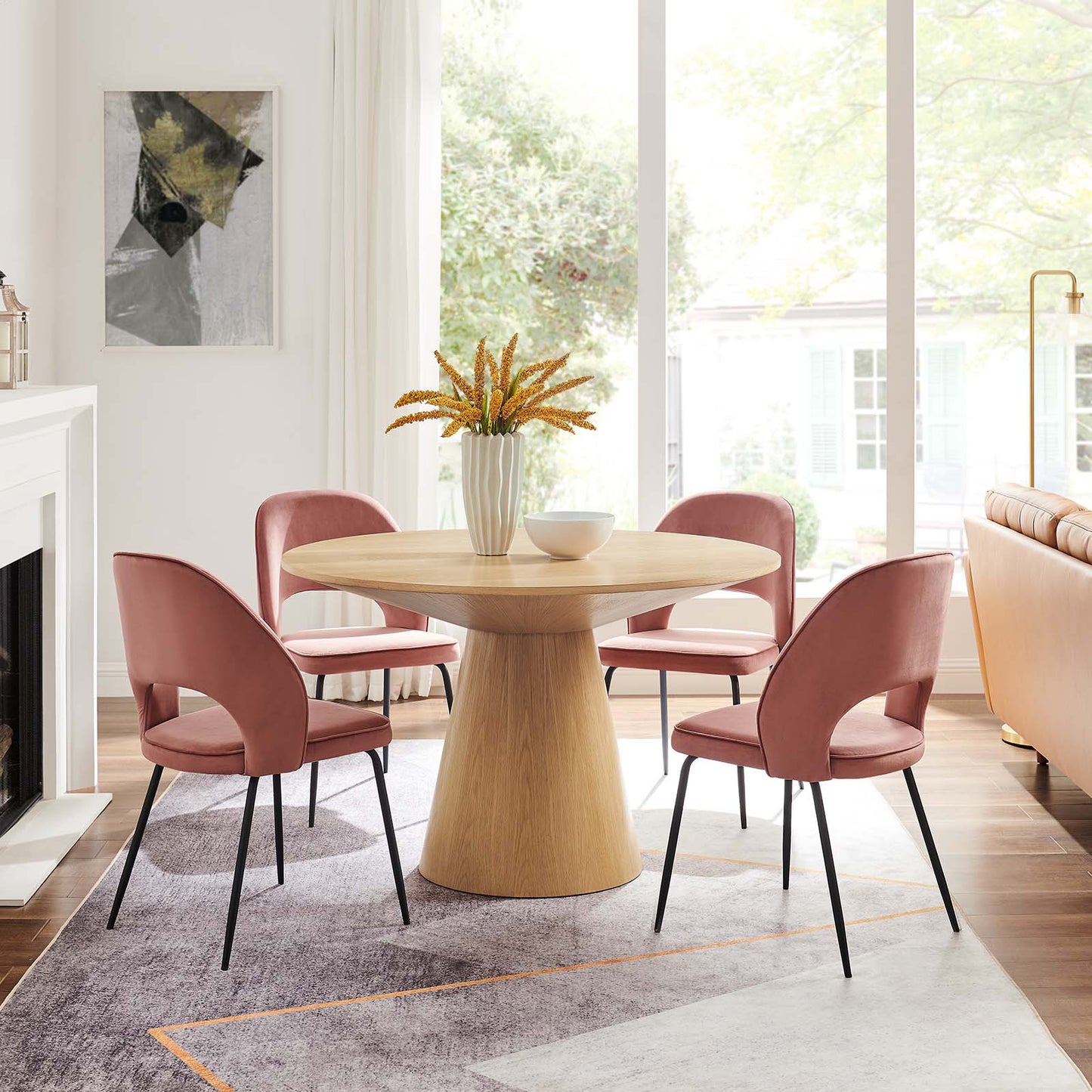 Provision 47" Round Dining Table By Modway