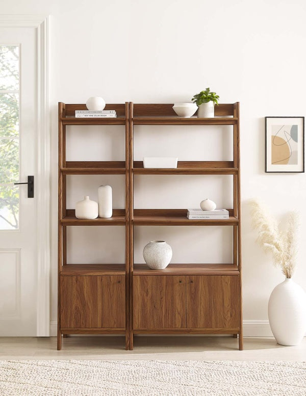 Bixby Wood Bookshelves - Set of 2