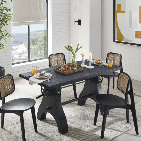 Genuine 60" Adjustable Height Dining Table and Computer Desk By Modway