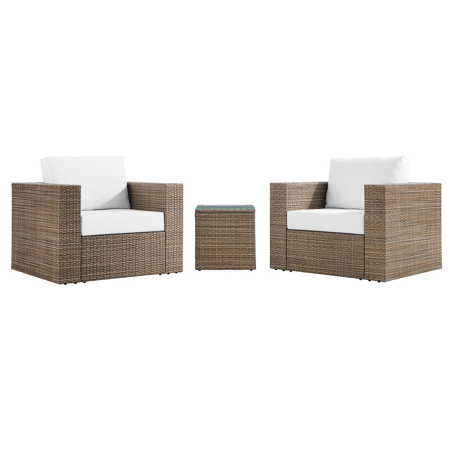 Convene Outdoor Patio Outdoor Patio 3-Piece Furniture Set