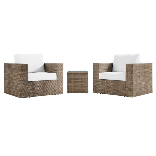 Convene Outdoor Patio Outdoor Patio 3-Piece Furniture Set