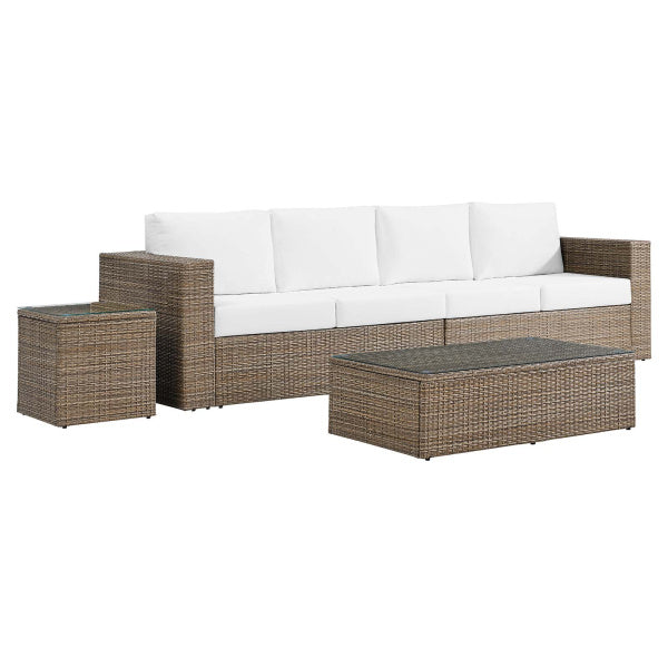 Convene Outdoor Patio Outdoor Patio 4-Piece Furniture Set