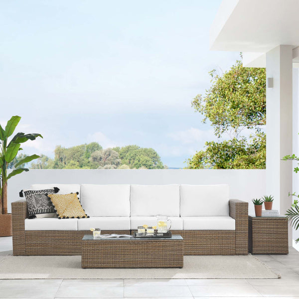 Convene Outdoor Patio Outdoor Patio 4-Piece Furniture Set