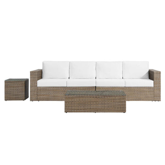 Convene Outdoor Patio Outdoor Patio 4-Piece Furniture Set
