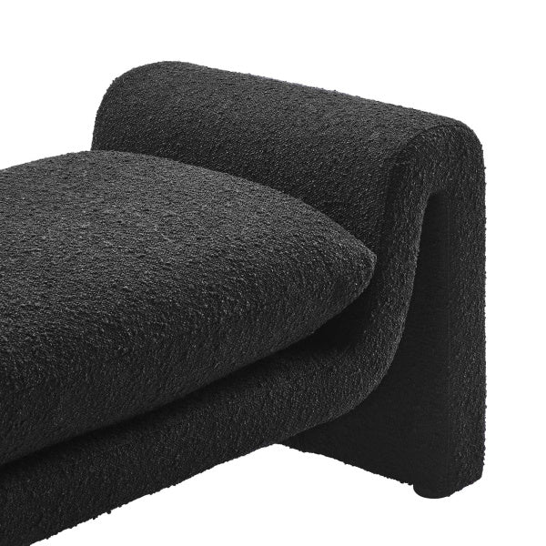 Waverly Boucle Fabric Bench By Modway
