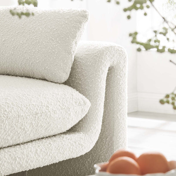 Waverly Boucle Fabric Sofa By Modway
