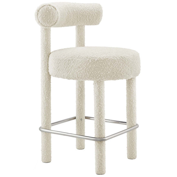 Toulouse Boucle Fabric Counter Stool By Modway