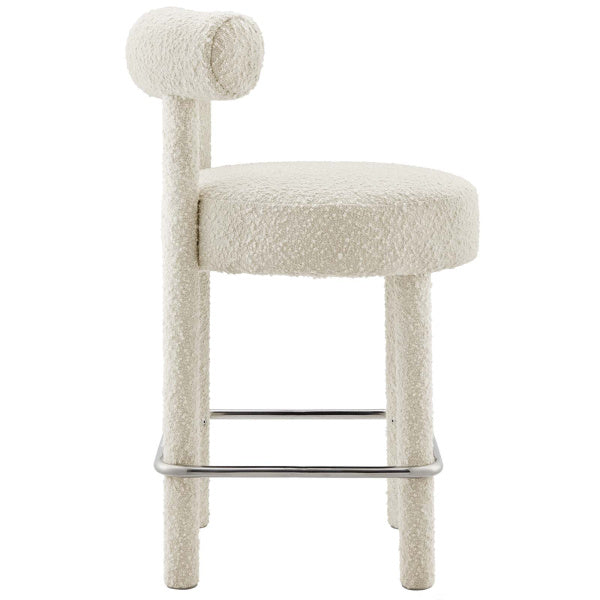 Toulouse Boucle Fabric Counter Stool By Modway