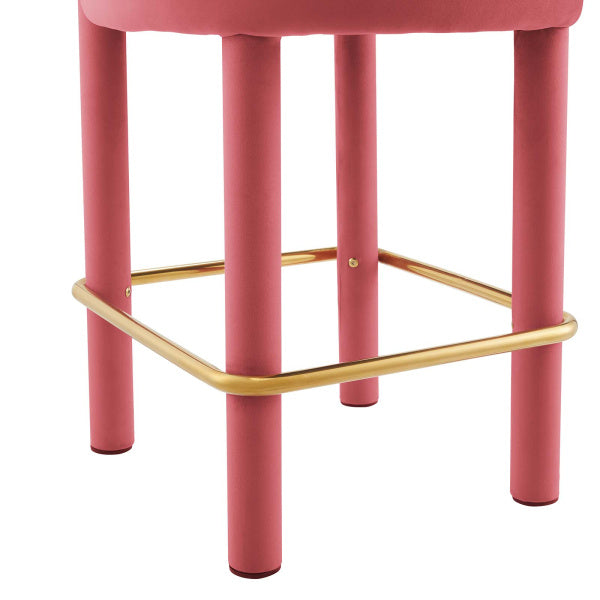 Toulouse Performance Velvet Counter Stool By Modway