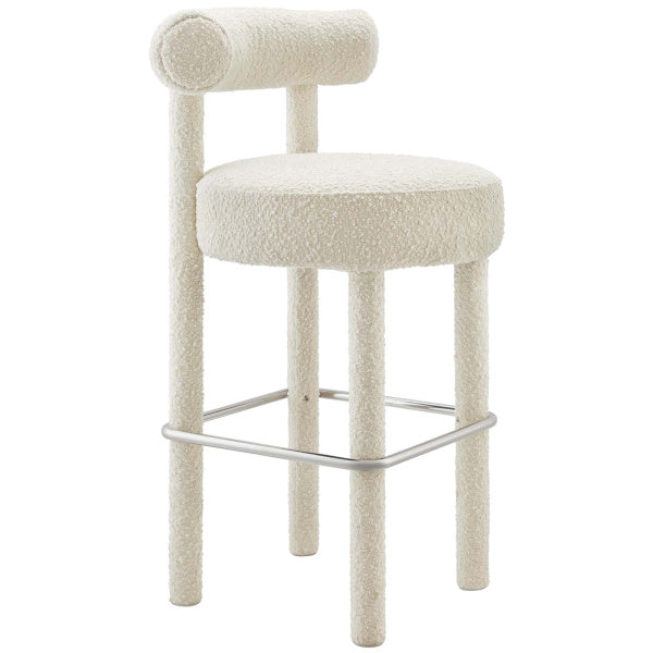 Toulouse Boucle Fabric Bar Stool By Modway