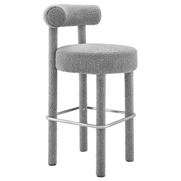 Toulouse Boucle Fabric Bar Stool By Modway