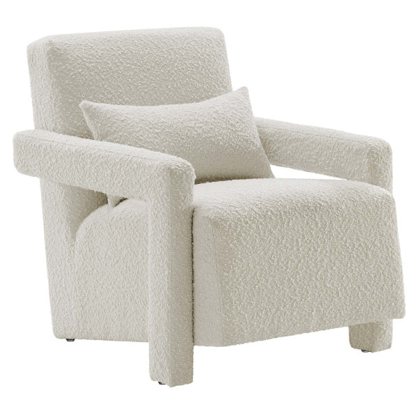 Mirage Boucle Upholstered Armchair By Modway
