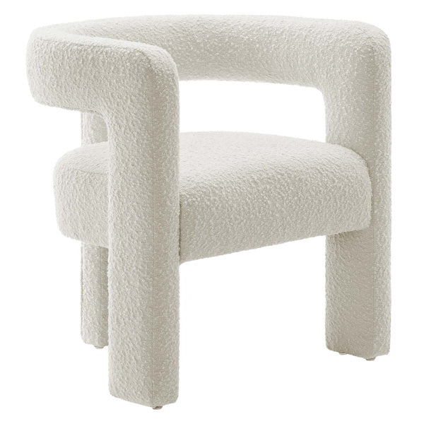 Kayla Boucle Upholstered Armchair By Modway