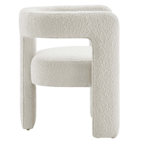Kayla Boucle Upholstered Armchair By Modway