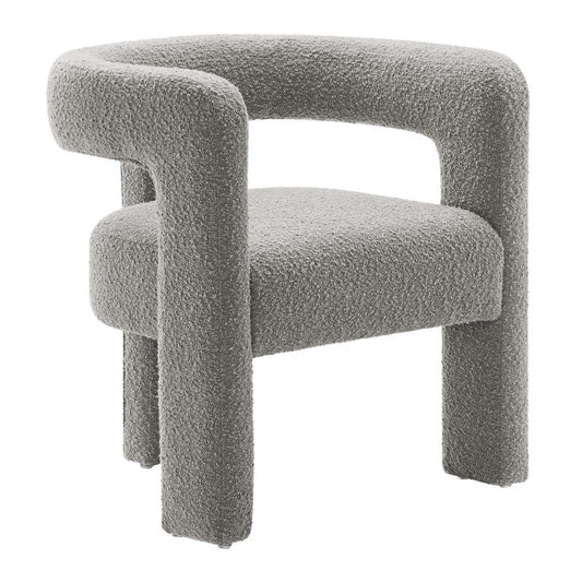 Kayla Boucle Upholstered Armchair By Modway