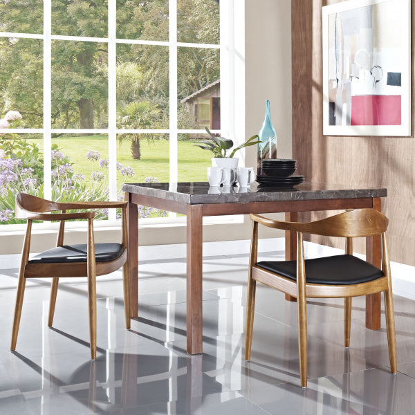 Presidential Dining Armchair in Black by Modway