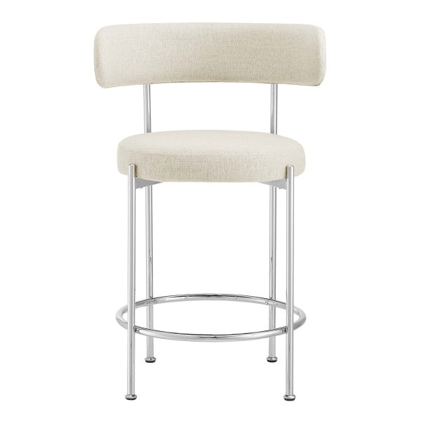 Albie Fabric Counter Stools - Set of 2 By Modway