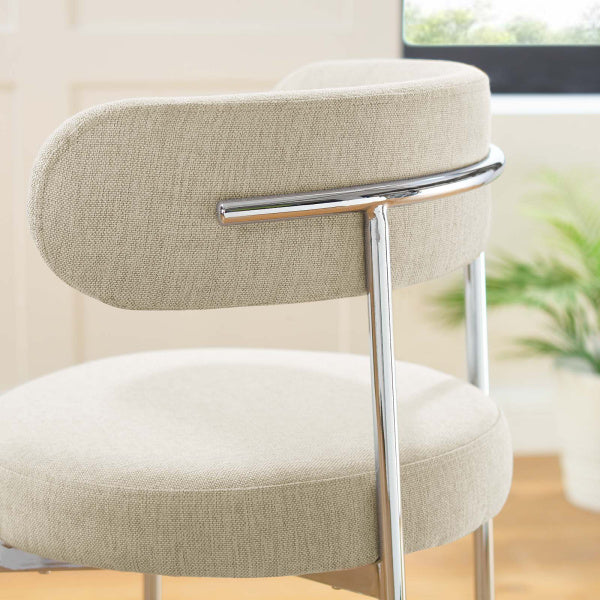 Albie Fabric Counter Stools - Set of 2 By Modway