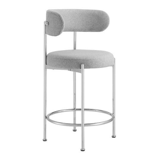 Albie Fabric Counter Stools - Set of 2 By Modway