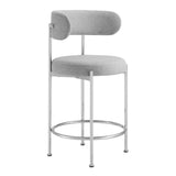 Albie Fabric Counter Stools - Set of 2 By Modway