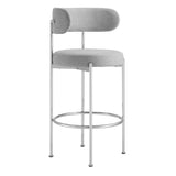 Albie Fabric Bar Stools - Set of 2 By Modway