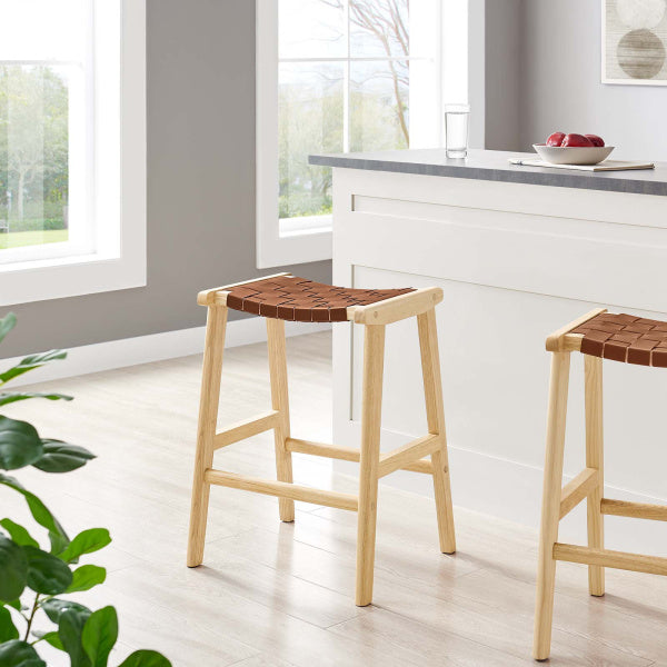 Saorise Wood Counter Stool - Set of 2 By Modway