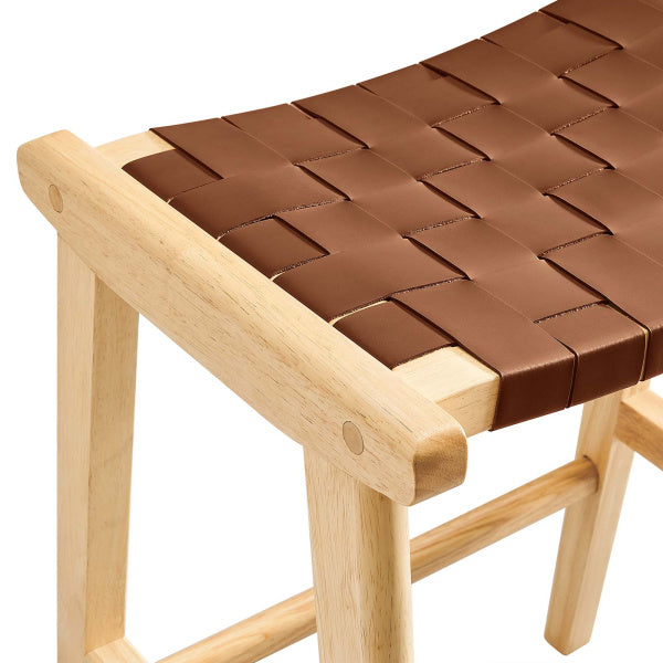 Saorise Wood Counter Stool - Set of 2 By Modway