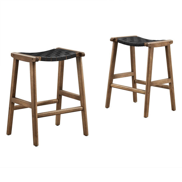Saorise Wood Counter Stool - Set of 2 By Modway