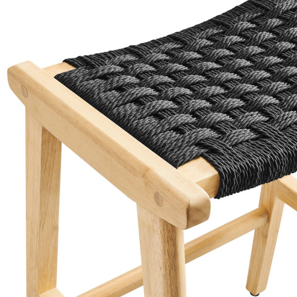 Saorise Wood Counter Stool - Set of 2 By Modway