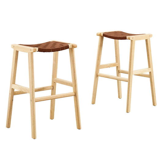Saorise Wood Bar Stool - Set of 2 By Modway