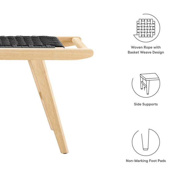 Saorise 47" Wood Bench By Modway