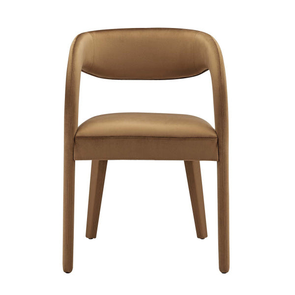 Pinnacle Performance Velvet Dining Chair Set of Two by Modway