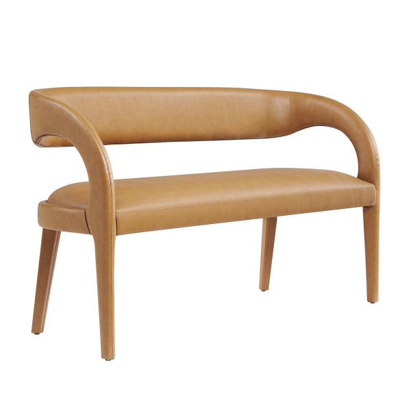 Pinnacle Vegan Leather Accent Bench By Modway