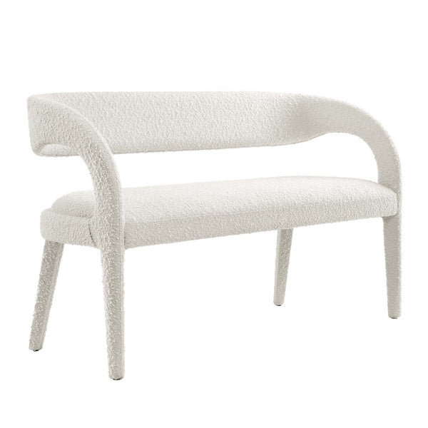 Pinnacle Boucle Fabric Accent Bench By Modway