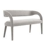 Pinnacle Boucle Fabric Accent Bench By Modway