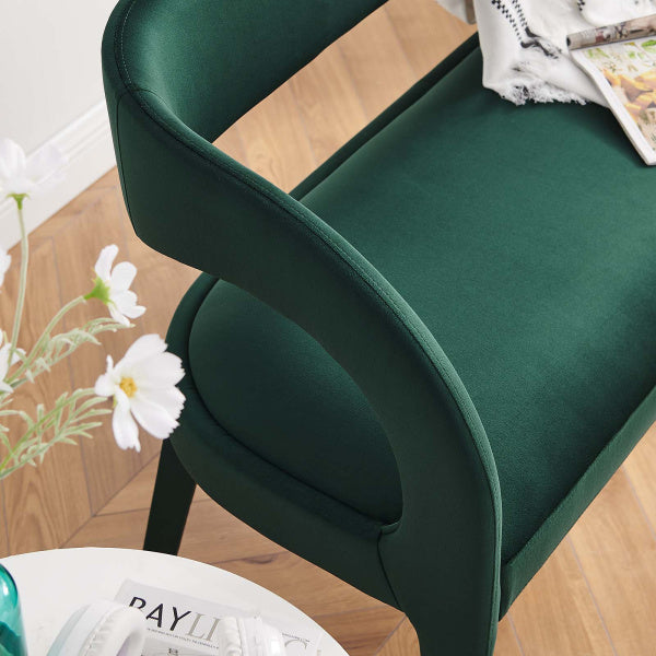 Pinnacle Performance Velvet Accent Bench By Modway