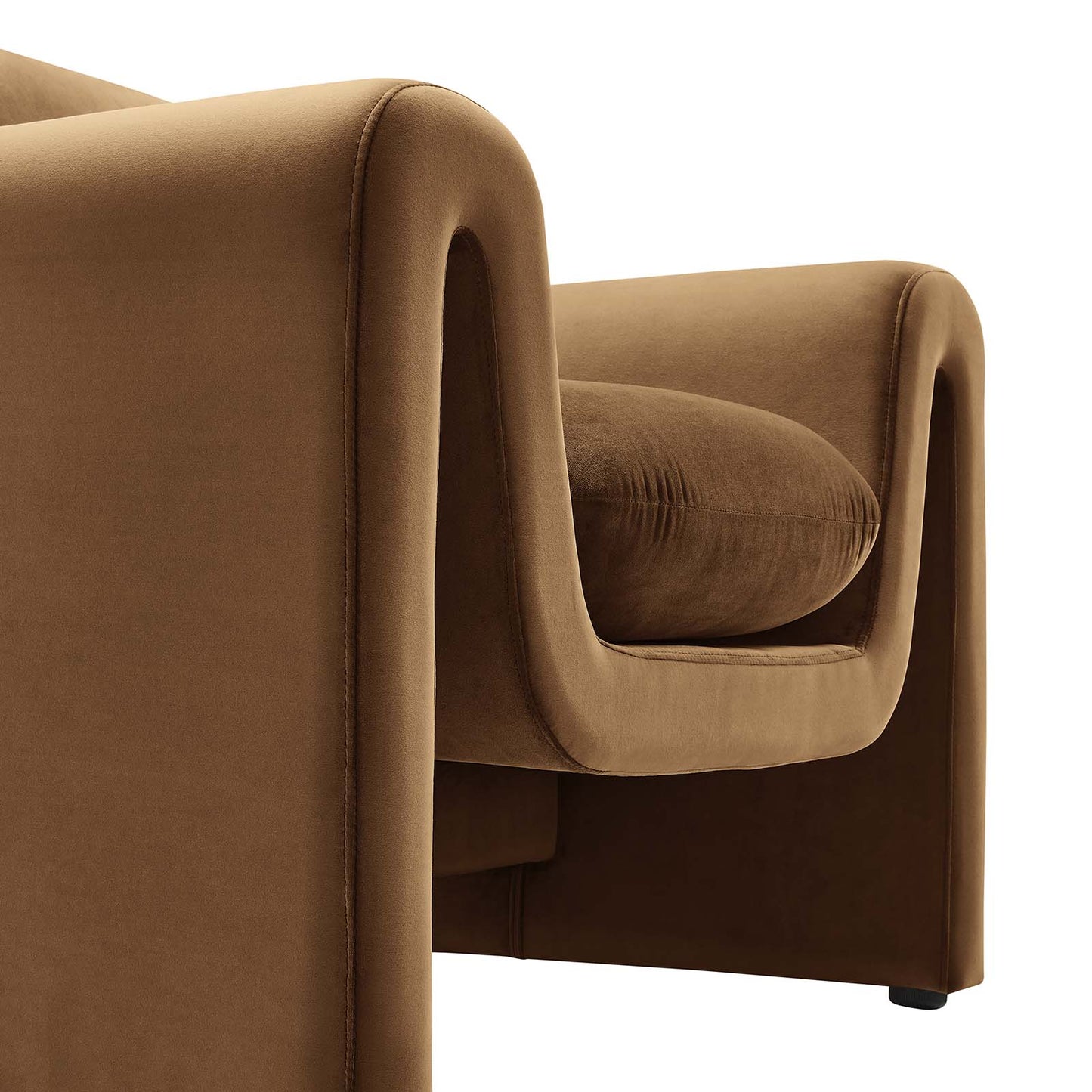 Waverly Performance Velvet Armchair By Modway
