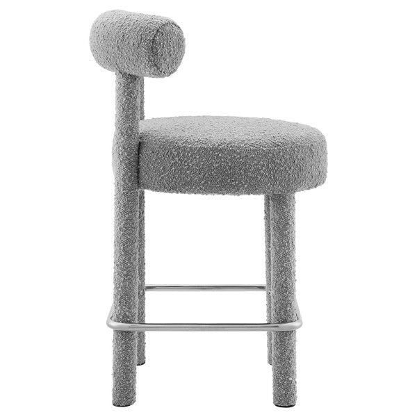 Toulouse Boucle Fabric Counter Stool - Set of 2 By Modway
