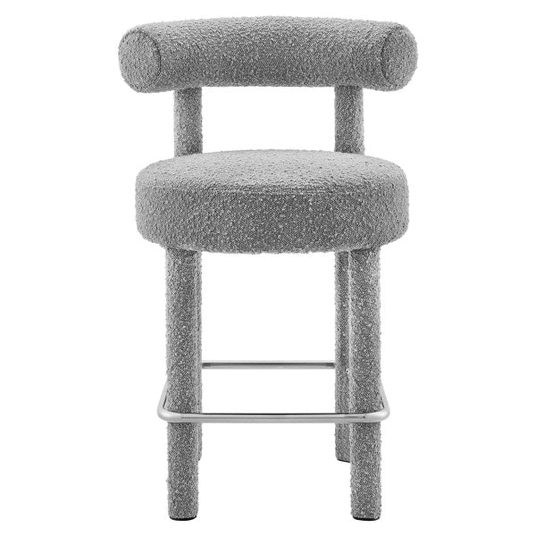 Toulouse Boucle Fabric Counter Stool - Set of 2 By Modway