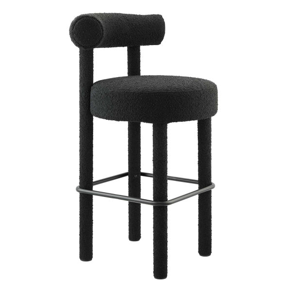 Toulouse Boucle Fabric Bar Stool - Set of 2 By Modway