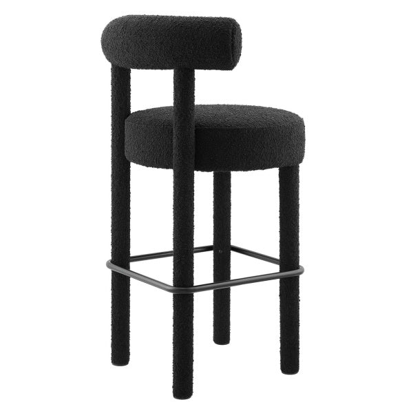 Toulouse Boucle Fabric Bar Stool - Set of 2 By Modway
