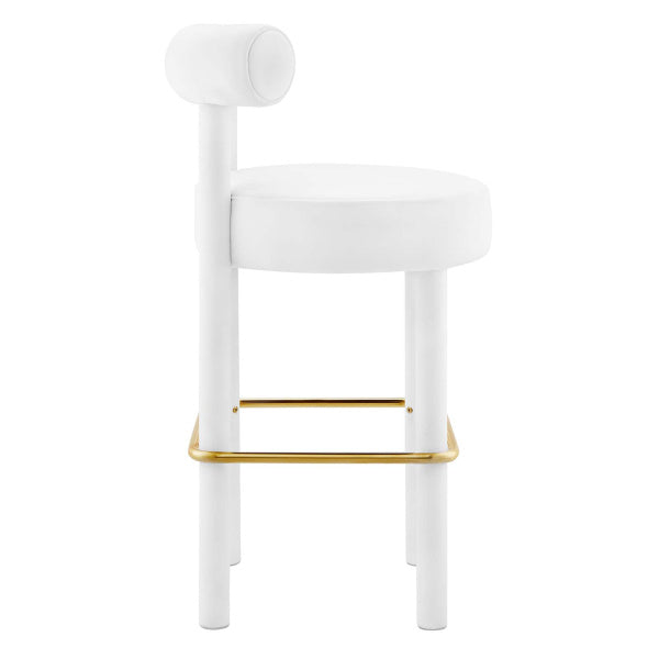 Toulouse Performance Velvet Bar Stool - Set of 2 By Modway