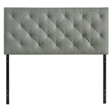 Theodore Queen Upholstered Fabric Headboard By Modway