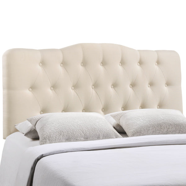 Annabel Queen Upholstered Fabric Headboard | Polyester By Modway