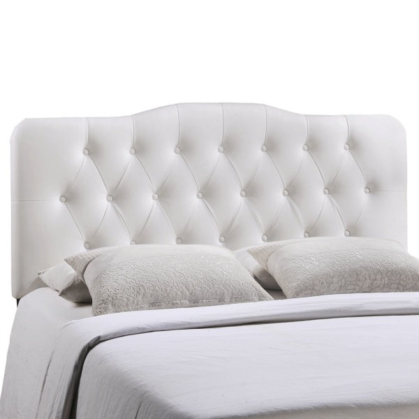 Annabel Queen Upholstered Vinyl Headboard | Fiber By Modway