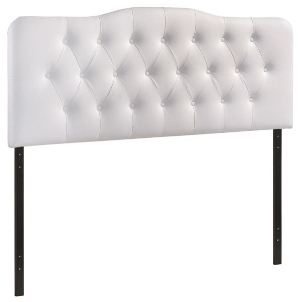 Annabel Queen Upholstered Vinyl Headboard | Fiber By Modway