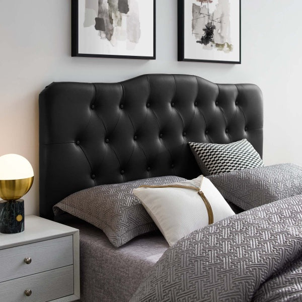 Annabel Full Upholstered Vinyl Headboard | Fiber By Modway
