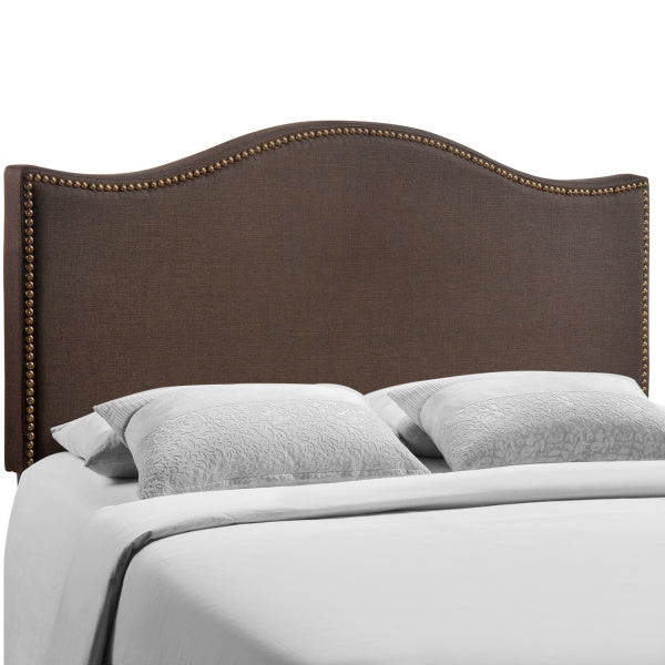 Curl Queen Nailhead Upholstered Headboard By Modway